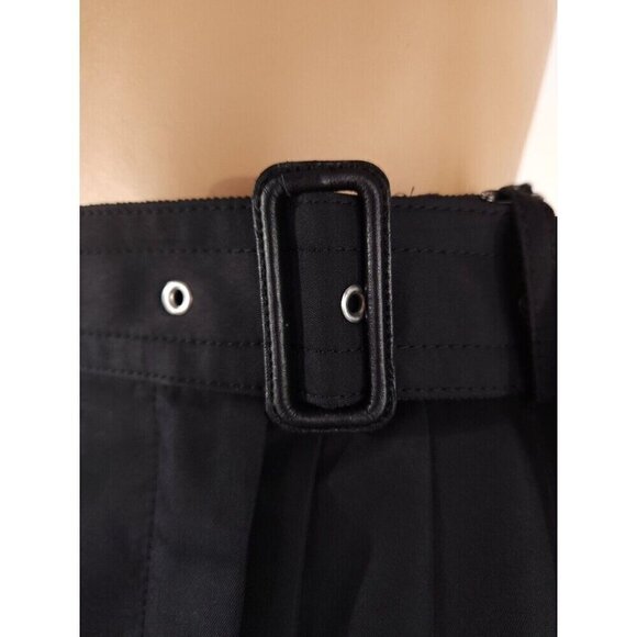 Sacai Cotton Gabardine Pleated Skirt Japan 1 US 6 Black Defect New - Picture 10 of 16